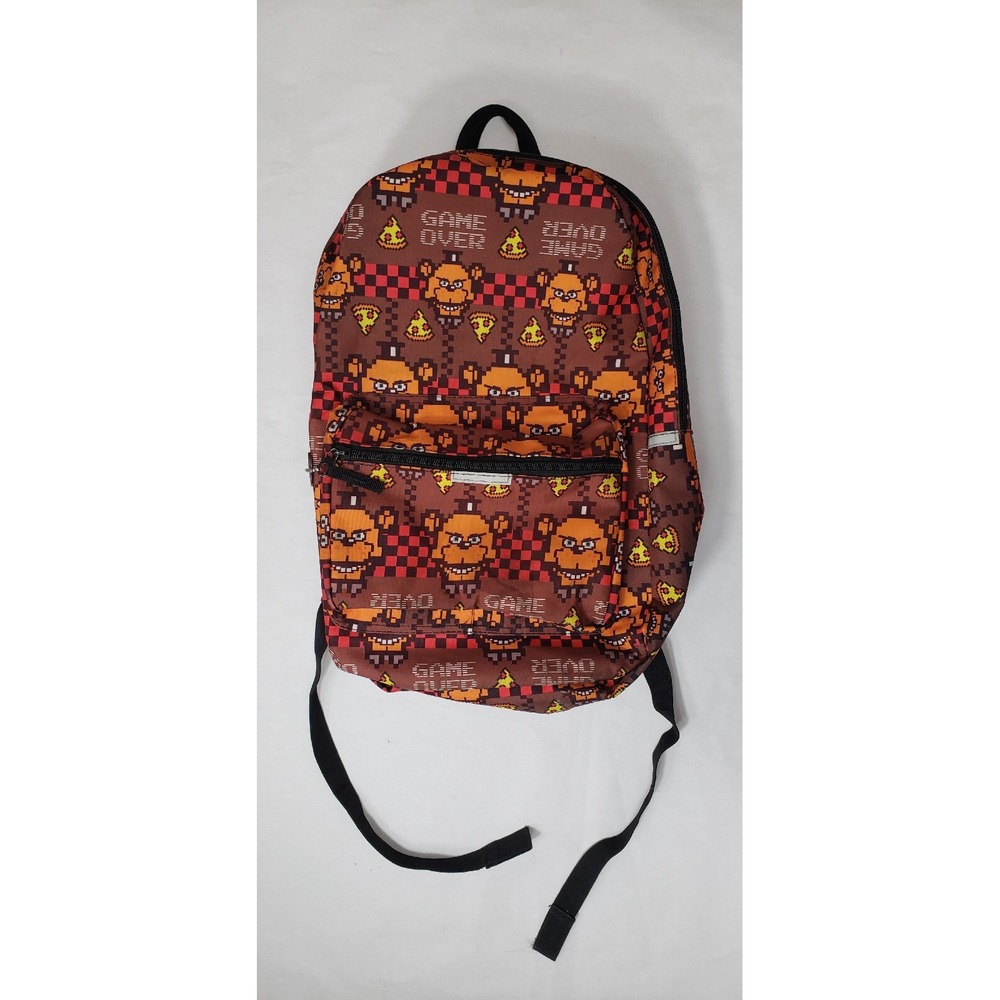 Five Nights at Freddy's All Over Print 17" Backpack School Book Bag Adjustable‎
